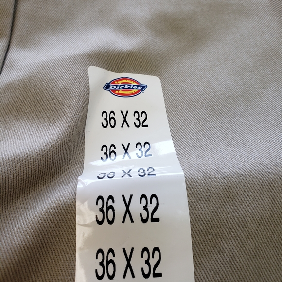 Dickies Khaki Work Pants with Cell Phone Pocket - Picture 5 of 5